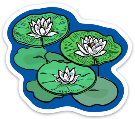 Water Lily Sticker