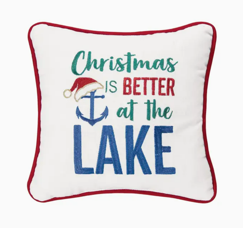 Christmas at the Lake Pillow