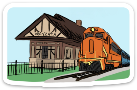 Wayzata Depot Sticker