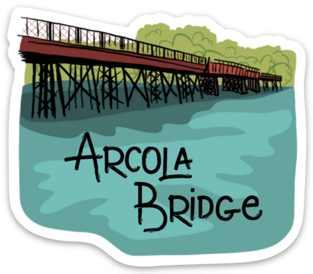 Arcola Bridge Sticker