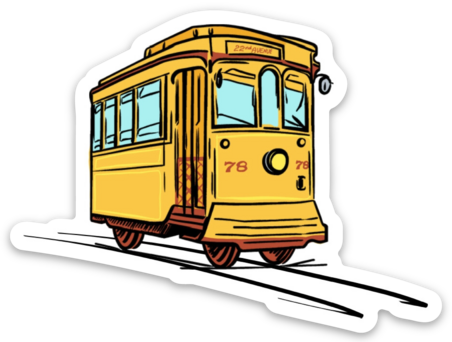 Excelsior Streetcar Sticker