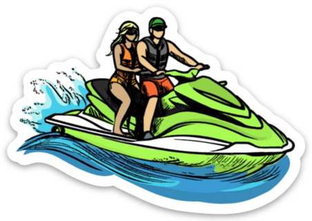 Jetski Sticker