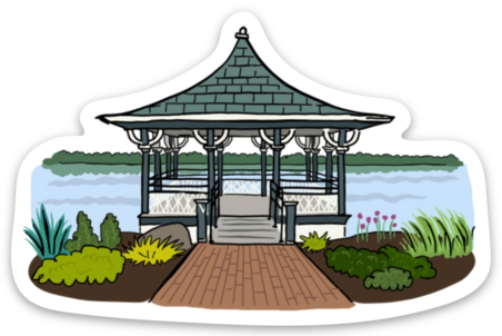 Noerenberg Gardens Sticker