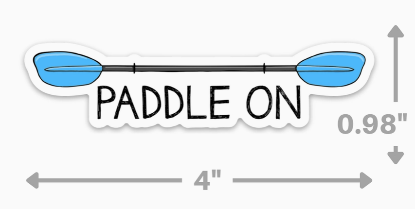 Paddle On Sticker
