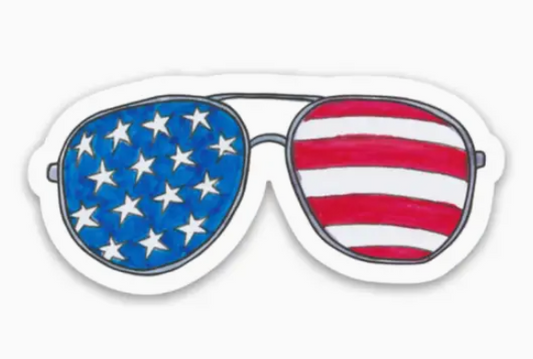 USA Aviators Sticker