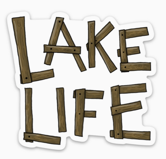 Lake Life Sticker