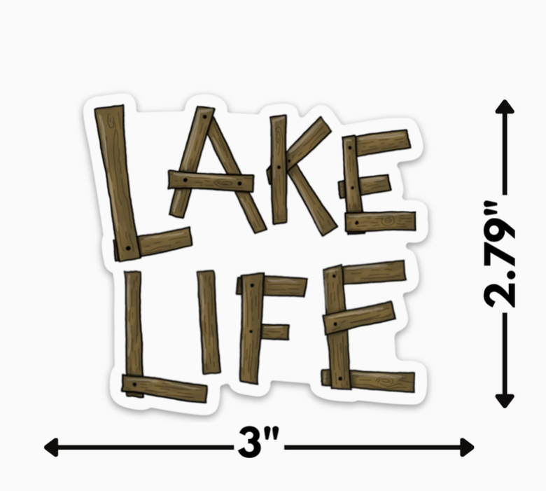 Lake Life Sticker