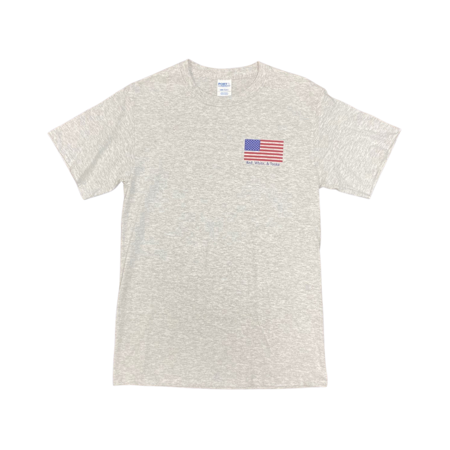 Red, White, & Tonka Adult T-Shirt