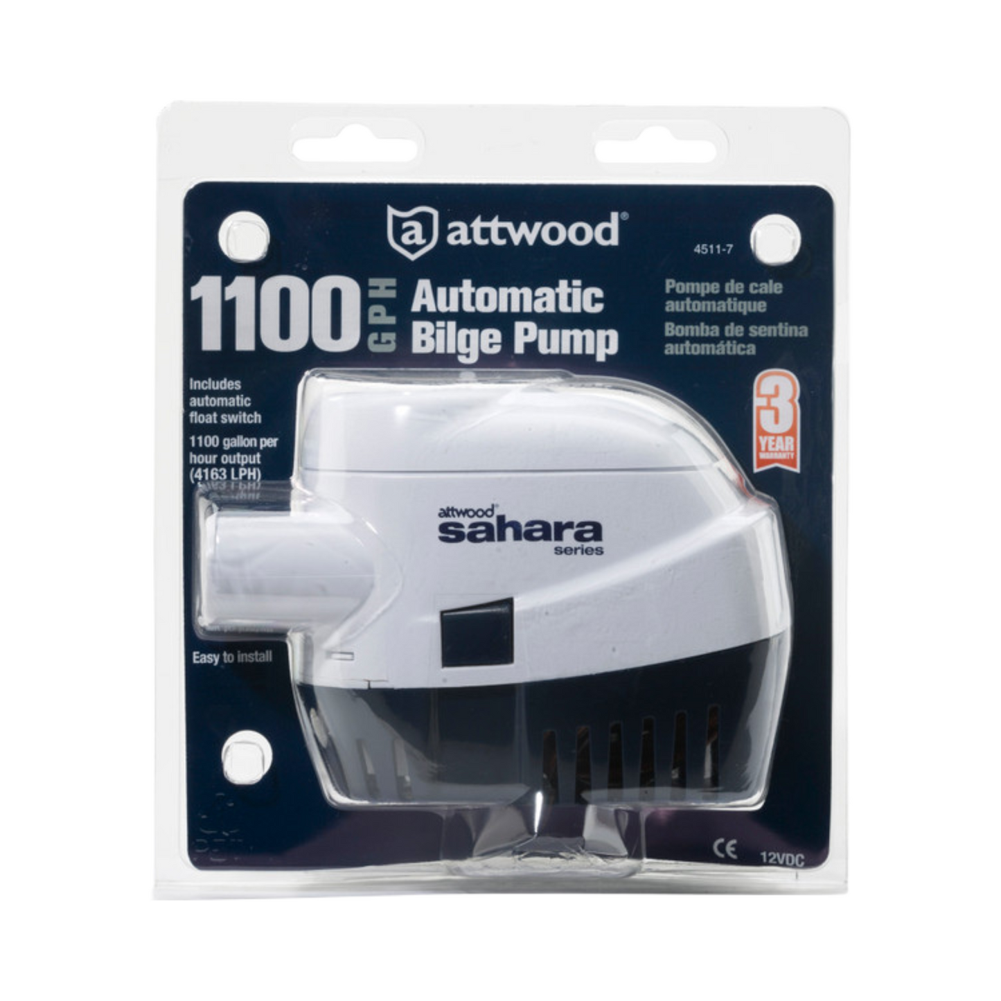 Attwood Automatic Bilge Pump 1100